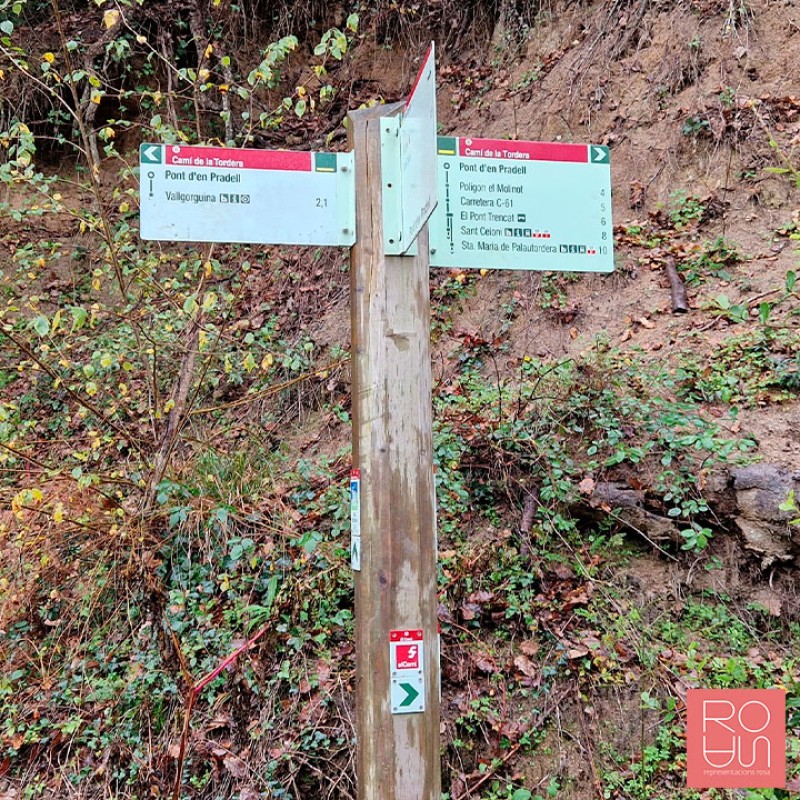 Banderola per Parcs i senders de la Diputació de Barcelona